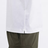 GIZA45 Mock Neck Dress T-shirt Color: White