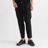 High Twist Cotton Panama Cargo Trousers