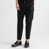 High Twist Cotton Panama Cargo Trousers