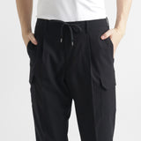 High Twist Cotton Panama Cargo Trousers