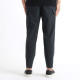 High Twist Cotton Panama Cargo Trousers Color: Navy