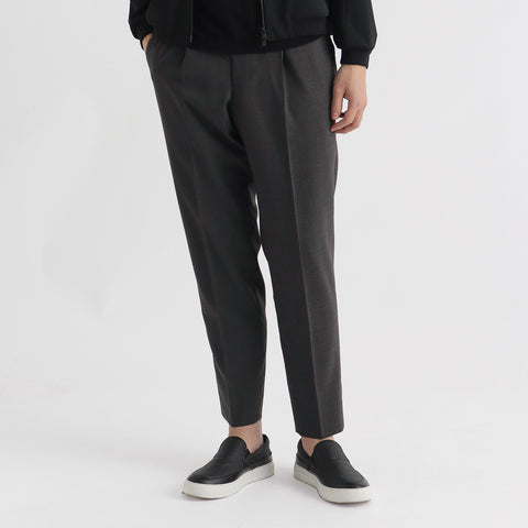 【THE LIMITED EDITION】P/W Tropical One Pleats Trousers Color: Charcoal