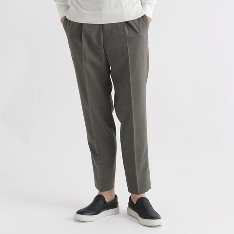 【THE LIMITED EDITION】P/W Tropical One Pleats Trousers Color: Medium Gray