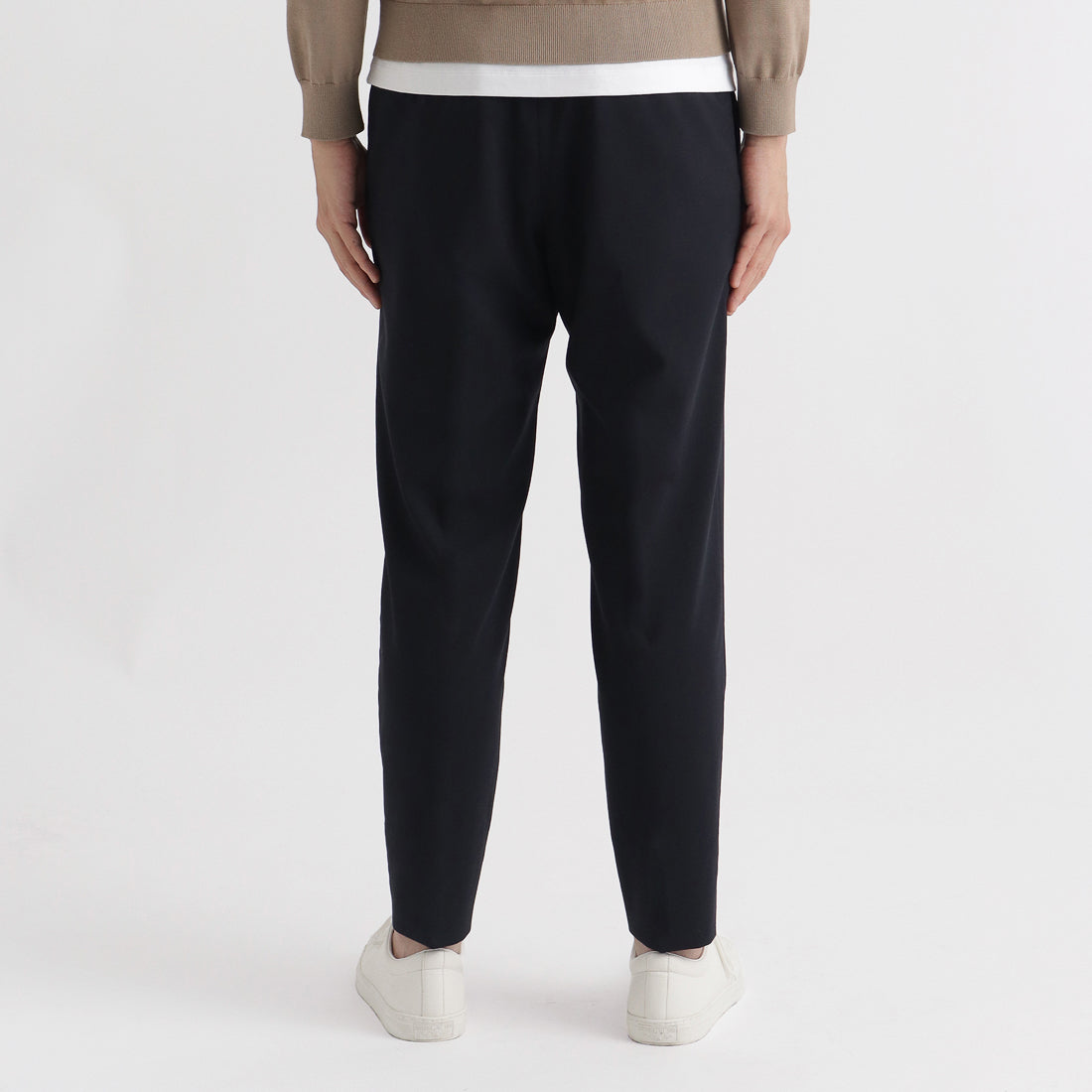 マルニ　ワンプリーツパンツ　トロピカル　46 ネイビー マルニ ワンプリーツパンツ トロピカル 46 ネイビー