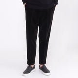 SUVIN PLATINUM Corduroy Easy Trousers Color: Black