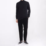SUVIN PLATINUM Corduroy Easy Trousers Color: Black