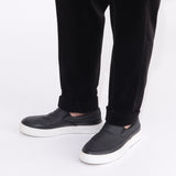 SUVIN PLATINUM Corduroy Easy Trousers Color: Black