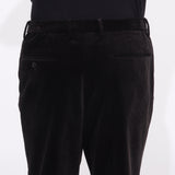 SUVIN PLATINUM Corduroy Easy Trousers Color: Black