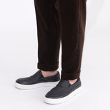 SUVIN PLATINUM Corduroy Easy Trousers Color: Brown