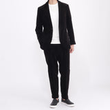 SUVIN PLATINUM Corduroy Tailored Jacket Color: Black