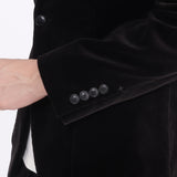 SUVIN PLATINUM Corduroy Tailored Jacket Color: Black