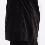 SUVIN PLATINUM Corduroy Tailored Jacket Color: Black