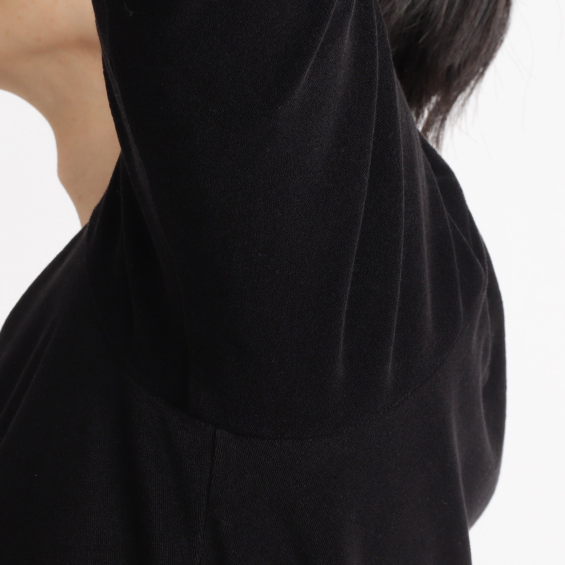 Micro Pile  Cardigan Double Jacket Color: Black