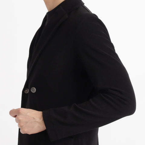 Micro Pile  Cardigan Double Jacket Color: Black