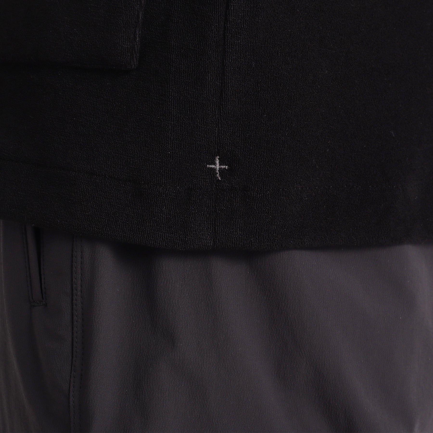 Micro Pile  Cardigan Double Jacket Color: Black