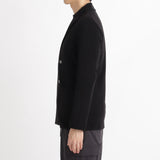 Micro Pile  Cardigan Double Jacket Color: Black