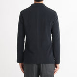 Micro Pile  Cardigan Double Jacket Color: Navy