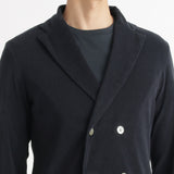 Micro Pile  Cardigan Double Jacket Color: Navy