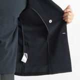 Micro Pile  Cardigan Double Jacket Color: Navy