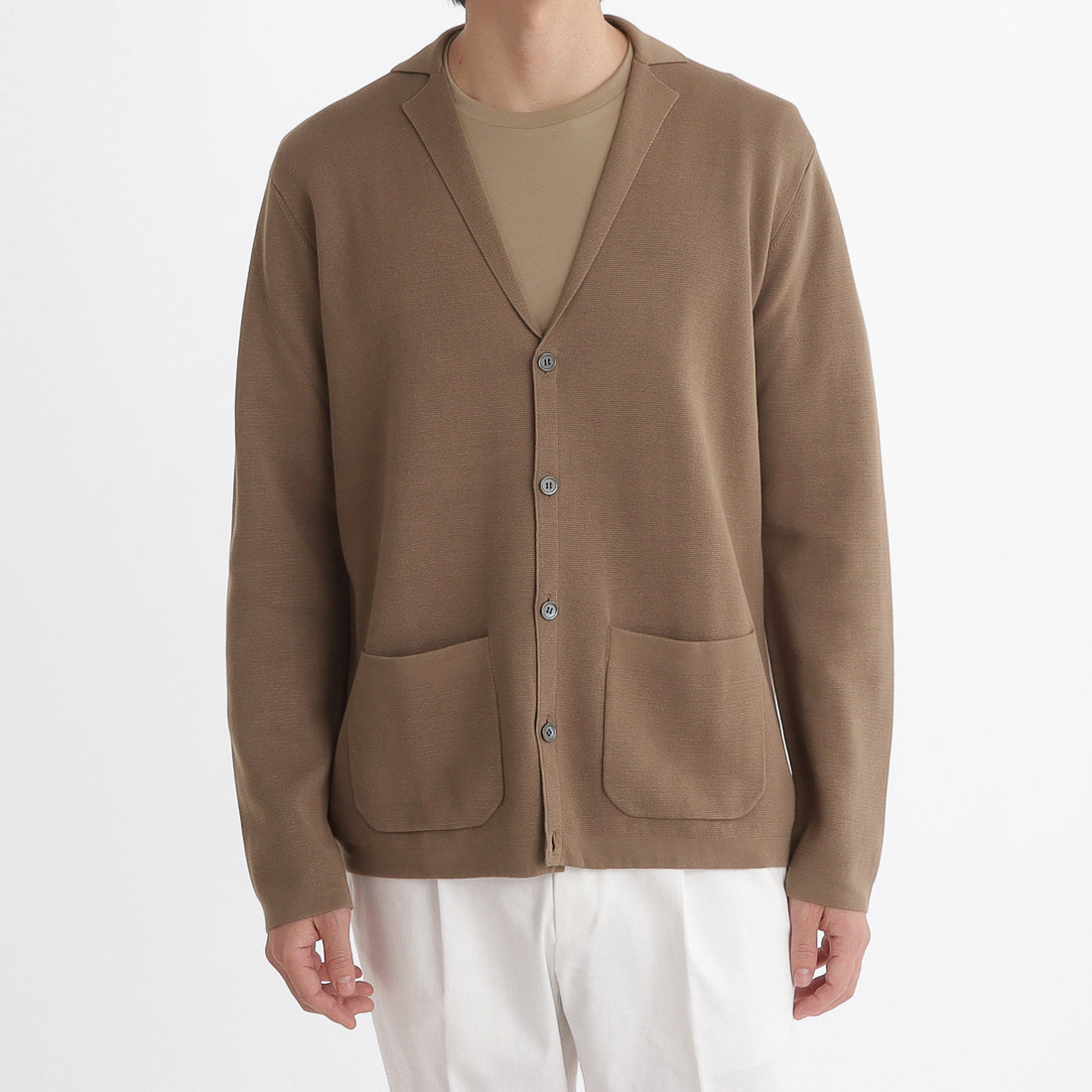 入手困難✨ サカイ カシミヤ×シルク カーディガン カジュアル ブラウン 入手困難✨ サカイ カシミヤ×シルク カーディガン カジュアル ブラウン