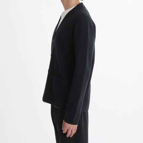 Cardigan Knit Jacket Color: Navy
