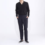 Long Sleeve Skipper Knit Color: Black