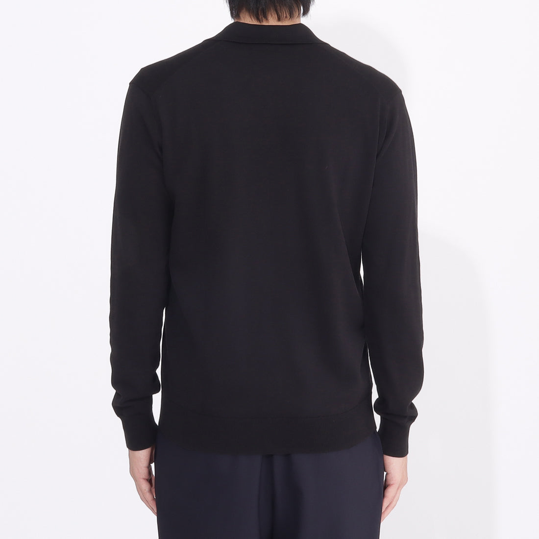 Long Sleeve Skipper Knit Color: Black