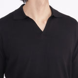 Long Sleeve Skipper Knit Color: Black