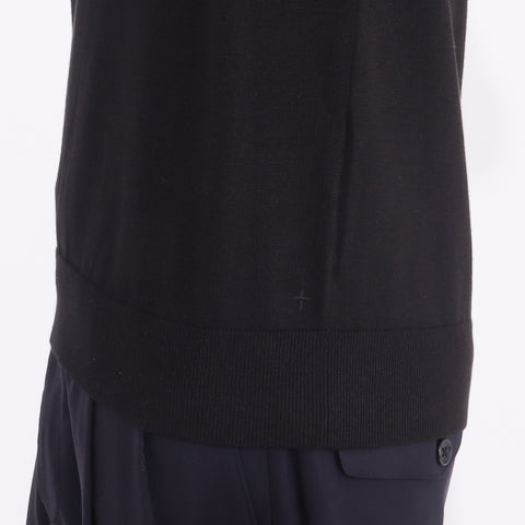 Long Sleeve Skipper Knit Color: Black