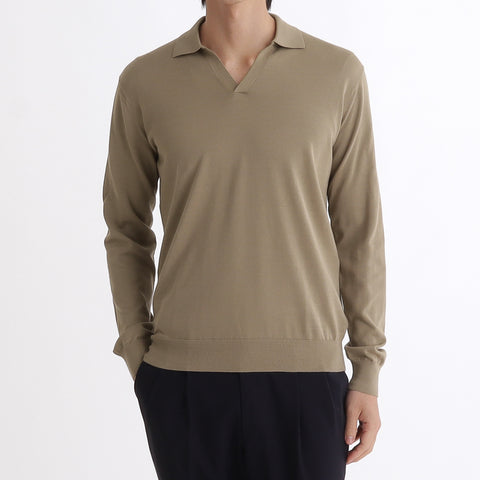 Long Sleeve Skipper Knit Color: Mocha