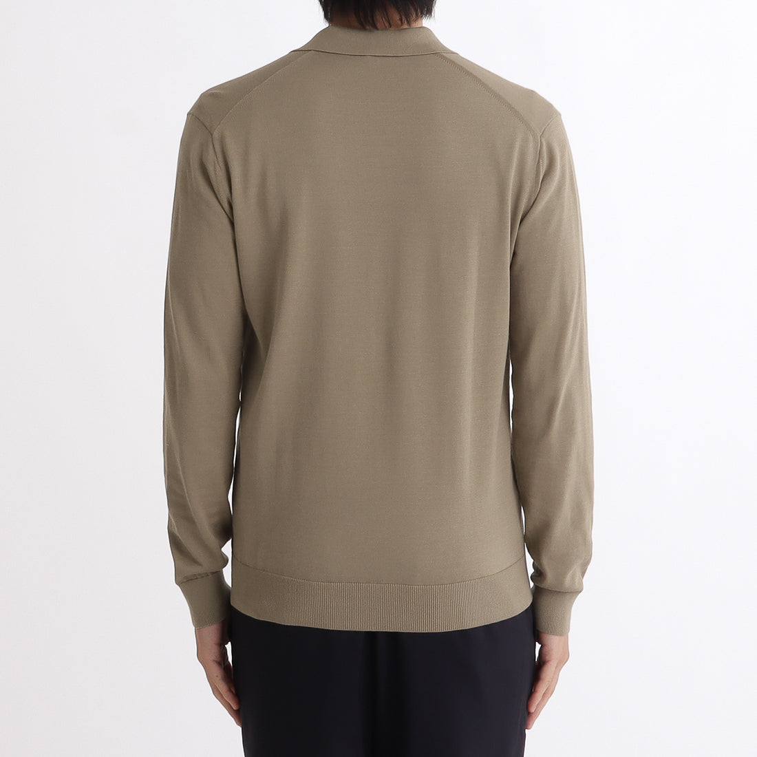 スビンプラチナム ロングスリーブスキッパーニット モカ | ＋CLOTHET