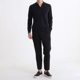 Long Sleeve Skipper Knit  Color: Navy