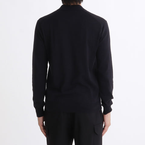 Long Sleeve Skipper Knit  Color: Navy
