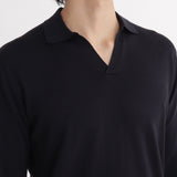 Long Sleeve Skipper Knit  Color: Navy