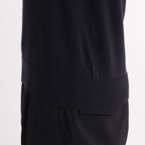 Long Sleeve Skipper Knit  Color: Navy