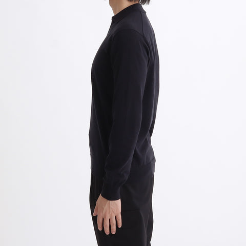 Long Sleeve Skipper Knit  Color: Navy