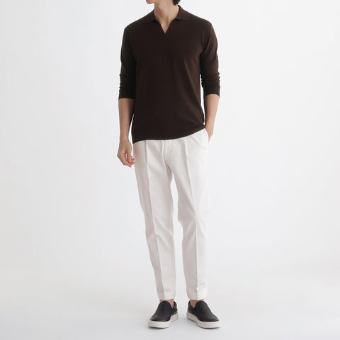 Long Sleeve Skipper Knit Color: Oak
