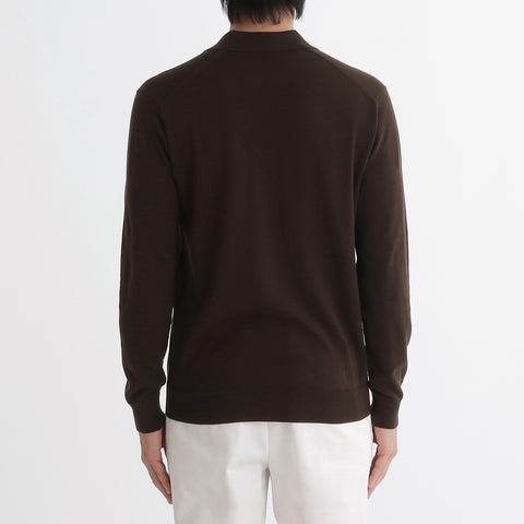Long Sleeve Skipper Knit Color: Oak