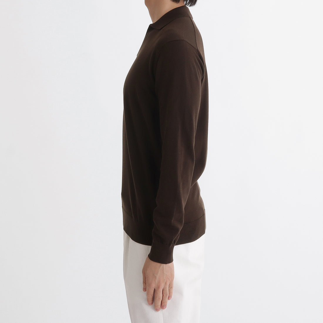 Long Sleeve Skipper Knit Color: Oak