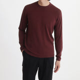 Crew Neck Knit Color: Bordeaux