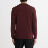 Crew Neck Knit Color: Bordeaux