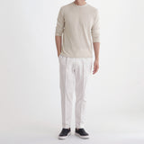 Crew Neck Knit Color: Pearl