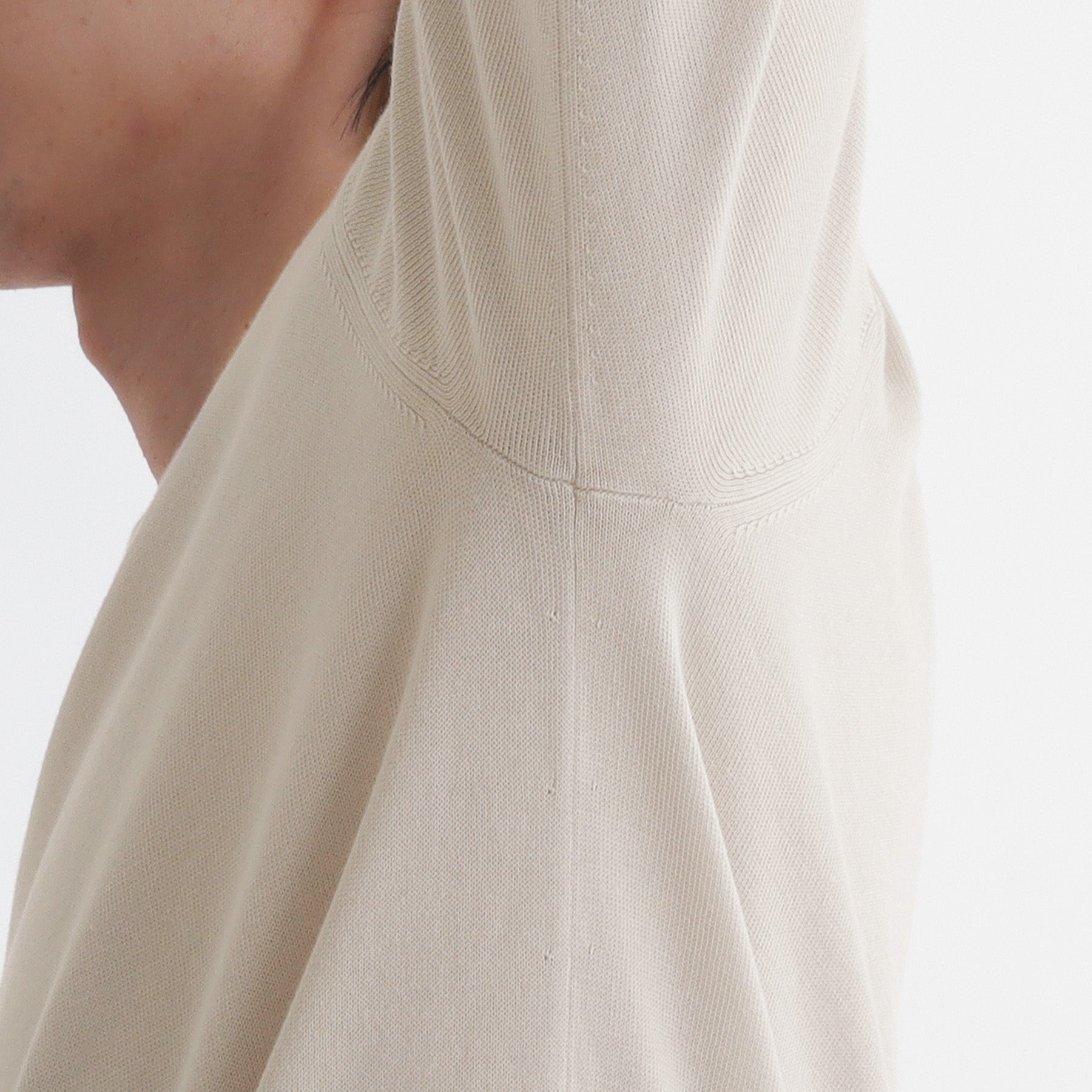 Crew Neck Knit Color: Pearl