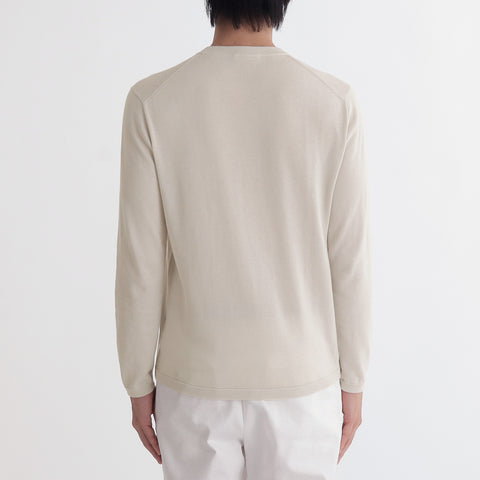 Crew Neck Knit Color: Pearl