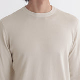 Crew Neck Knit Color: Pearl