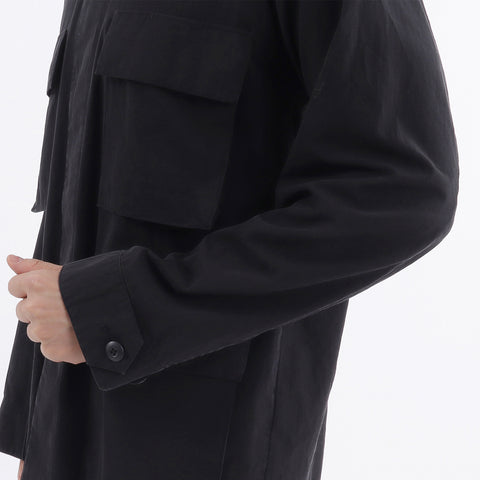 High Twist Cotton Twill BDU Jacket color: Black