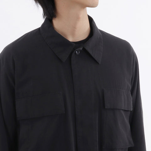 High Twist Cotton Twill BDU Jacket color: Black