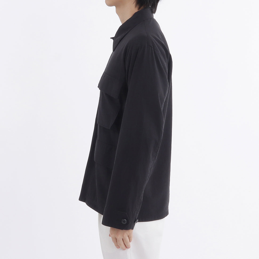 High Twist Cotton Twill BDU Jacket color: Black