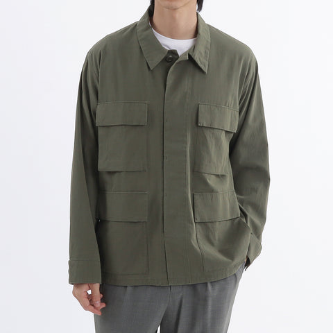 High Twist Cotton Twill BDU Jacket color: Olive