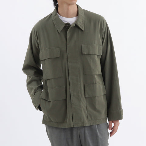 High Twist Cotton Twill BDU Jacket color: Olive